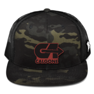 Camo Trucker Hat - CalGone, Leaving California